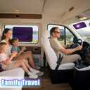 ZATOOTO Static Cling Car Window Shades 6Pack, Side Window Sun Shade Sun Blocker for Baby Car Windshield Sunshade for DriverReinforced FrameAnti-Glare (15.7 * 7'', 15.7 * 13.8'', 20.9 * 13.8'') (6pcs set)