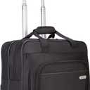 Targus 16 inch Rolling travel laptop case, Black - Travel briefcase and small rolling bag - Spacious foam padded laptop case 16" (TBR003US)