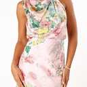 Petal & Pup Women's Anabelle Halter Neck Midi Dress, M