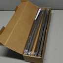 5/8 Diameter Curtain Rods 30-60 Inch, for 30-54 Inch Windows, Adjustable Splicing Bronze Curtain Rods for Windows with Brackets, Window Rod Long Small Curtains Rod, 2 Pack