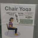 Chair Yoga Poster for Seniors & Beginners  Set of 5 Illustrated Guides & 5 30-Day Challenges, Laminated Gentle Seated Exercise Charts for Mobility, Balance, Flexibility, Stretching & Home Fitness