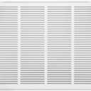 Howeall 24"W x 18"H [Duct Opening Size] Steel Return Air Filter Grille - Removable Face/Door for 1 inch Filters -HVAC Vent Cover Grill - White [Outer Dimensions: 26 5/8"W X 20 5/8"H]