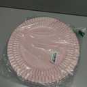 12 x Omuriko Pink Charger Plates Set of 12, 13" Plastic Chargers for Dinner Plates, Thanksgiving, Christmas Party Banquet Serveware Supplies