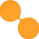 2 Pack Silicone Replacement Lids Only Fit for Pyrex 7401-S 3-Cup Sculpted Glass Mixing Bowls, Small Size Silicone Covers, Dishwasher & Microwave Safe