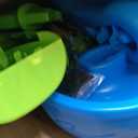 Step2 Rain Showers Splash Pond Water Table, Kids Water and Sand Activity Sensory Playset, Summer Outdoor Toys, 13 Piece Water Toy Accessories, For Toddlers 1.5+ Years Old, Blue & Green