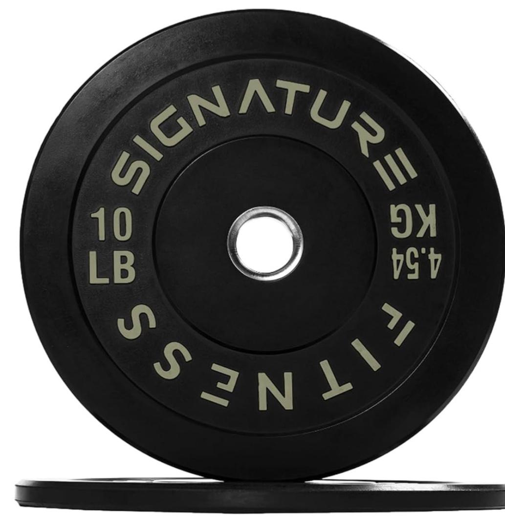 2-Inch Olympic Rubber Weight Plates Sets, Bumper Plates, 4.54 KG