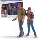 PlayStation The Last of US, 2-Pack 6 Joel & Ellie Action Figures with 19 Accessories, The Shapes Collection, for PS5 Fans & Collectors Ages 17+
