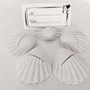 10 Pcs Table Card Holder - White Shell Conch Place Card Holders for Dinner, Wedding, Birthday, Farmhouse Gathering Decorations