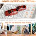 MARE AZZURO Large Square Reading Glasses Women Big Readers 1.0 1.25 1.5 1.75 2.0 2.25 2.5 2.75 3.0 3.5 4.0 5.0 6.0 (Leopard)