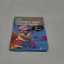 Uinkit 105 Sheets Premium Printable Vinyl Sticker Paper for Inkjet Printer Cricut,included 100Sheets Glossy and 5Sheets Transparent Label Waterproof Adhesive Dries Quickly Tear-Resistant, Removable (100Pack Gloosy (Extra 5Pack Clear))