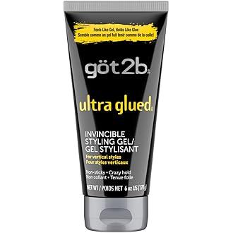 Got2b Ultra Glued Invincible Styling Hair Gel, 6 oz (Count of 3) | 6 oz (18 Ounce (Pack of 2)