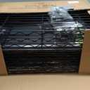 Ulif E13C Heavy Duty Closet Organizer SystemFreestanding Clothing Racks for Hanging ClothesAdjustable Garment Rack 63" W x 16" D x 77" H Hold 960 lbsBlack Clothing Rack with Black Dustproof Cover