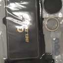 Belinous Leather Steering Wheel Cover Lace Up, Hand-Stitch on Wrap, Steering Wrap Compatible with Ford F-150 F250 King Ranch/Lariat/XL/XLT/Limited/Platinum/Police Responder 2015-2020 (Black) (Type A1)