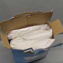 SAVORI Set of 2 Down and Feather Throw Pillow Inserts 12x20 Soft Fluffy Pillow Inserts with 100% Down-Proof Cotton Cover, Decorative Square Cushion Inner for Sofa Couch Bed-White