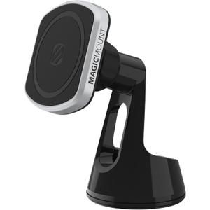 Scosche MP2WD-XTSP MagicMount Pro2 Magnetic Car Phone Holder - Ultimate Magnetic Car Mount for Windshield or Dashboard with Suction Cup - Compatible with MagSafe, iPhones, Galaxy, Pixel & Smartphones (1 Pack)