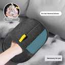 Pet Hair Removal Glove & Lint Mitt for Dogs, Cats - Electrostatic, Reusable & Washable Deshedding Grooming Mitt for Furniture, Car Seats, Couch, Carpet, Bedding