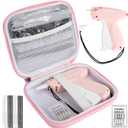 Stitch Gun for Clothes, Quick Clothing Fixer Handheld Stitch Tag Gun for Clothing Mini Stitch Quilting Hemming Sewing Kit Sticky Gun for Clothes with 6 Needles,2500 White & 2500 Black Fasteners