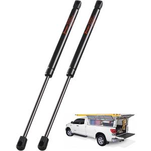 C16-02648 17 inch Gas Strut 35 lb 155 N Per Prop, Gas Spring Shock Lift for Leer Camper Shell Window Canopy Door Pickup Truck Cap Weatherguard Truck Toolbox Boat Hatch Door(2 Pack)