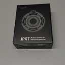 Bluetooth Shower Speaker, Bluetooth Speaker 5.3, 6D Sound, Portable Speaker with Suction Cup/Hook, IPX7 Waterproof, with LED Light/Time Display, for Outdoor/Party/Bathroom//Kayak/Gift