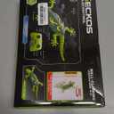 RC Wall Crawler Gecko, Rechargeable Remote Control Robot Kids Toys, Wall Climbing Funny Prank Toys Birthday Gifts for Boys & Girls Ages 4 and Up, Upgrade Low Noise (Green)