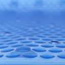 2 x Splash Home Order Bathtub Mat Non-Slip, Shower Mat with 112 Suction Cups and Drain Holes Bath Mat for Tub, 27 L x 14 W Inches, Machine Washable, PVC - Blue