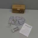 Minetom Crystal Globe String Lights Battery Operated - 17 ft 30 LED Globe Fairy Lights with Remote and 8 Modes, Waterproof for Bedroom Tent Loft Camping Porch Patio Party Wedding Decor, Warm White