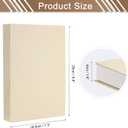 Uxcell Decorative Books, 9.8 x 7.3 Linen Fake Books for Decoration Faux Decor Book for Modern Aesthetic Home Office Coffee Table Shelf Desktop Display, Beige
