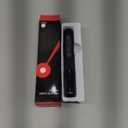 Wireless Presenter, Hyperlink Volume Control Presentation Clicker RF 2.4GHz USB PowerPoint Clicker Presentation Remote Control Pointer Slide Advancer (Black) (Classic)