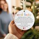 Coworker Ornament - Christmas Coworker Gifts - Appreciation Gifts for Work Bestie
