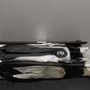 Dream On Me Zodiak Baby Playard, Breathable Mesh Sides, Soft Comfortable Mattress, Quick & Easy to Fold with Travel Carry Bag, Compact Space Saving Design - Black