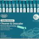Gevi Coffee Maker Cleaner, Espresso Machine Cleaning Powder - 12 Use & Individually Packed for Each Use | Organic Citric Acid Cleaner Compatible with All Major Brands