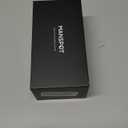 MANSPOT Manscape Groin & Body Hair Trimmer for Men, Electric Ball Pubic Trimmer Shaver,Manscape Kit with 4 Guard,Replaceable Ceramic Blade Heads,Waterproof Wet/Dry Shaver,90 Minutes Shaving (Black)