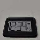 La Crosse Technology 513-113 Digital Wall Clock with Temperature & Countdown Timer, Black