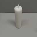 Rechargeable Flameless Flickering Tall Wax Remote 2.2" x4" 6" 8" 10" Ivory Candles, Timer Set of 4 LED Battery Operated Fake Warm Light Pillar Candles(Included USB Charging Cable with 2 Ports)