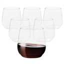TOSSWARE POP 12oz Stemless Wine Glass Set of 48, Premium Quality, Recyclable, Unbreakable & Crystal Clear Plastic, Cocktail, Whiskey Glasses