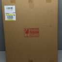 Irregular Wall Mirror, 28"x20" Asymmetrical Wood Mirrors, Modern Wood Frame Unique Shape Wall Mounted Vanity Artistic Mirror Decorative for Living Room Bedroom Bathroom Entryway Large (Rustic Brown)