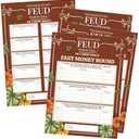 Fall Thanksgiving Family Feud Game for Adults, 30 Friendly Feud Cards & 3 Fast Money Round Cards, Thanksgiving Party Games Sets for Family Game Night Fun Trivia Quiz for Office Class Groups, 01