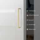 10 Pack 3.75 Inch(96mm) Kitchen Cabinet Handles Gold Cabinet Pulls Kitchen Cabinet Hardware Drawer Pulls for Cupboard Wardrobe