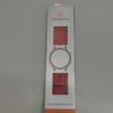 Bandletic 20mm No Gap Breathable Magnetic Silicone Band for Men Compatible with Samsung Galaxy Watch 7 6 5 4 FE 40mm 44mm/for Galaxy Watch 6 4 Classic 43mm 47mm 42mm 46mm/Watch 5 Pro 45mm, Red/Black