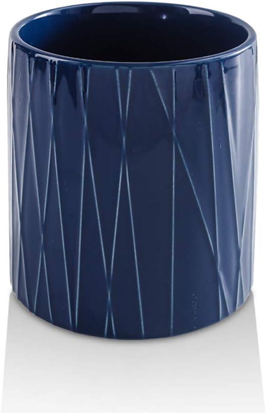 Kitchen Utensil Holder, Large Ceramic Utensil Crock, Deep and Stable, Containers for Household or Kitchen Use (Aegean) Kitchen Utensil Holder, Large Ceramic Utensil Crock, Deep and Stable, Containers for Household or Kitchen Use (Aegean)