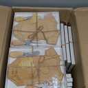 Ziliny 36 Set Baby Shower Gifts for Guest Prizes Clothing Shaped Mini Charcuterie Board Small Cheese Cutting Board Set with Knives Forks Baby Shower Party Favor Thank You Return Gifts (Bamboo Color)