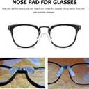 9Pcs Silicone Nose Pads for Glasses Replacement Non-Slip Eyeglass Nose Cushions Comfortable Support for Plastic Frames Eyewear Accessories