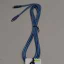 10 Ft Braided Charge & Sync, for USB C to USB C, Blue