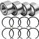 Front and Rear Wheel Bearings Compatible with Polaris 2010-2014 Ranger RZR 800/RZR S 800:2013-2016 Ranger 900 XP/Ranger 900 Crew Replaces 3514699 3514635 3585502 3514627 3514924 3514822 35150