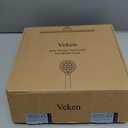 Veken 11.8" Rain Shower Head with Handheld, High Pressure Handheld Shower Heads with Multi Spray Modes, Rainfall Combo with 15" Metal Extension Arm,Detachable Dual Shower, Long 6 ft. Hose,Matte Black (11.8 Inch(Upgraded) +22% Mixed Mode Flow)