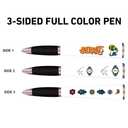 2 x Zodiac Sign Ballpoint Pen (1 Pen, 3-Sided) Zodiac Gifts, Horoscope Gifts, Cool Pens, Zodiac Decor, Pretty Pens - Fancy Pens, Great Astrology Gifts for Women and Men, Cool Stuff (Aquarius Pen Gift)
