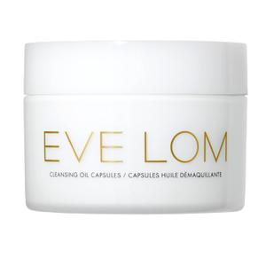 EVE LOM Cleansing Oil Capsules | Oil based facial cleanser that dissolves all traces of impurities and make-up including waterproof. Hydrates the skin for up to 12 hours after use. Capsule shell is fully biodegradable.