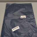 Vinyl Placemats Set of 6, PVC Woven Washable Non-Slip Table Mats, Heat Resistant Wrinkle Free Place Mats for Dining Table, Easy to Clean (6, Navy Blue)