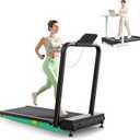 UREVO Walking Pad with Incline, Portable Under Desk Treadmill, 2.5 HP Walking Treadmill Pad for Home and Office, Walking Jogging Running Machine with Remote Control and LED Display