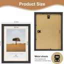 3 x 3 Pack A3 Picture Frame, Solid Wood Frames with perspex Front for Wall Mount 11.7 x 16.5 inch Photo Frame/Paintings Frames/Poster Frame/a3 certificate frame for wall and home decor,Office, Gallery
